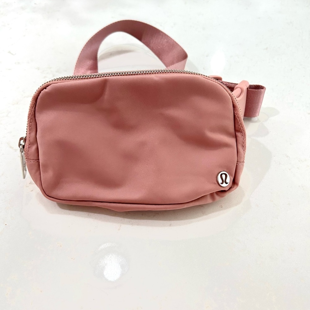 Lululemon pink everywhere belt bag